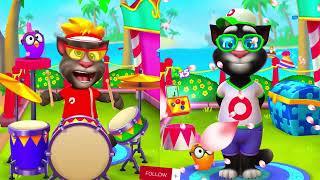 Talking Tom level 5️⃣0️⃣ vs level 4️⃣0️⃣ battle gameplay