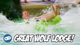 WATER SLIDES! Great Wolf Lodge Indoor Water Park Trip Day 1