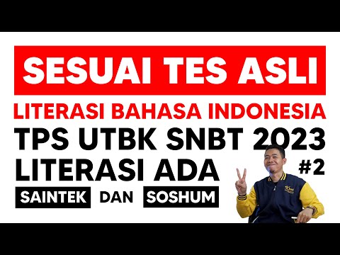 SOAL TPS UTBK 2023 LITERASI DALAM BAHASA INDONESIA