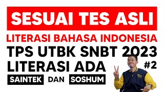 SOAL TPS UTBK 2023 LITERASI DALAM BAHASA INDONESIA screenshot 2