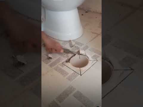 تغيير بالوعة الحمام
