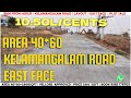Kelamangalam road  east plot sale  55 cents  approved layout  5km railway station  9585 178703