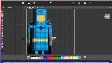 How to use Qubicle to make 3D model with voxel style?