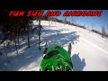 arctic cat spring hillclimb m7 m800 fun in the snow