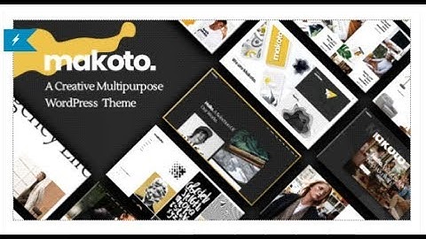 Makoto - A Creative Multipurpose WordPress Theme | Themeforest Templates