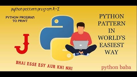 python pattern program to print stars in J shape mostly asked question  programs