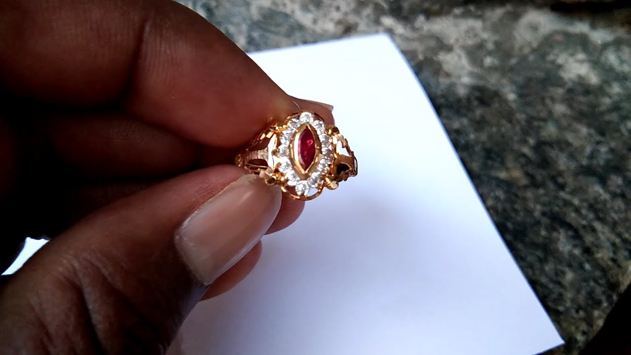 Manufacturer of 916 hallmark antique ring lar85 | Jewelxy - 154902