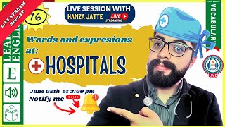 Live english learning 🌟 Vocabulary: At the Hospital 🏥| Improve English | WooEnglish