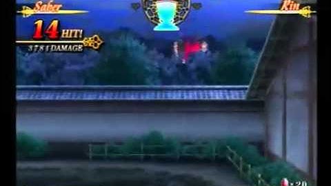 Fate/unlimited codes: Basic Saber Combo Overview