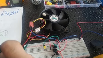 Controle de velocidade de motor DC 12 V