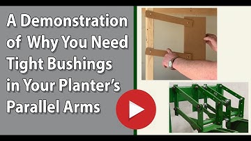 PPS Flange Bushing Rebuild Kits - Demonstration of Why You Need Tight Bushings in Parallel Arms