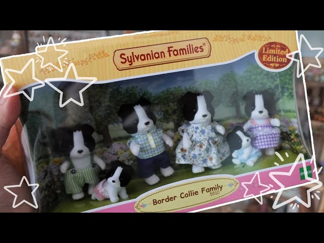 Sylvanian Families Border Collie family unboxing and review