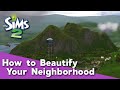 Sims 2 Tutorial - How to Beautify Your Neighborhoods (Modern Graphics)