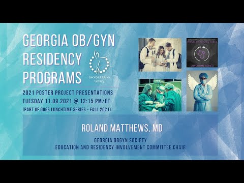 2021 GOGS Residency Programs Poster Project