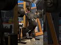 Strength work: Back Squats, 305lb(138kg), 4reps x 2sets