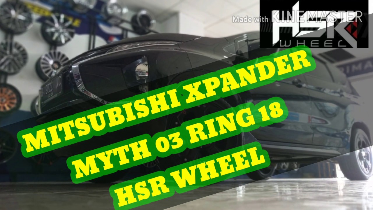  XPANDER  MODIFIKASI VELG  MOBIL  HSR WHEELS RING  18  YouTube