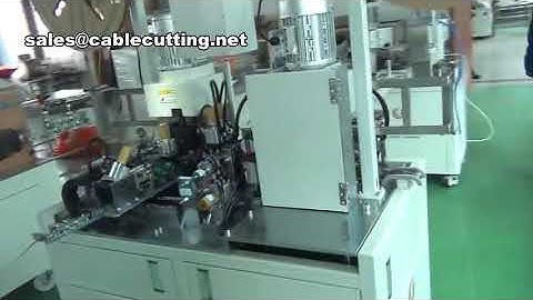 Automatic 64 Pin Idc Cable Connector Crimping Machine, Tv Antenna Connector Cable Crimping Machine,4