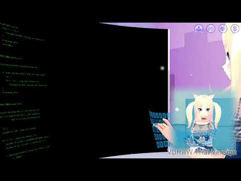 【VDRAW】ハッキングしてる風動画 by ぽじねこ