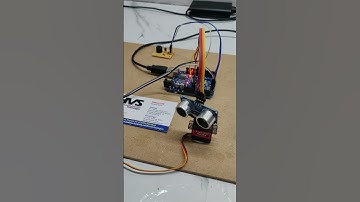 Arduino Servo and Ultrasonic sensor with buzzer alert