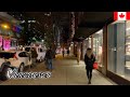 🇨🇦Vancouver Night Walk - Downtown  -【4K 60fps】