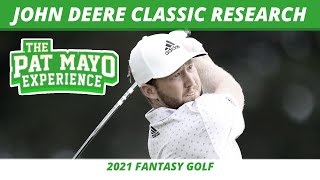 2021 John Deere Classic Picks, Research | 2021 Scottish Open Preview, Stats  | 2021 DFS Golf Picks