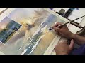 Igor sava  watercolor lesson in aquarelle art studio