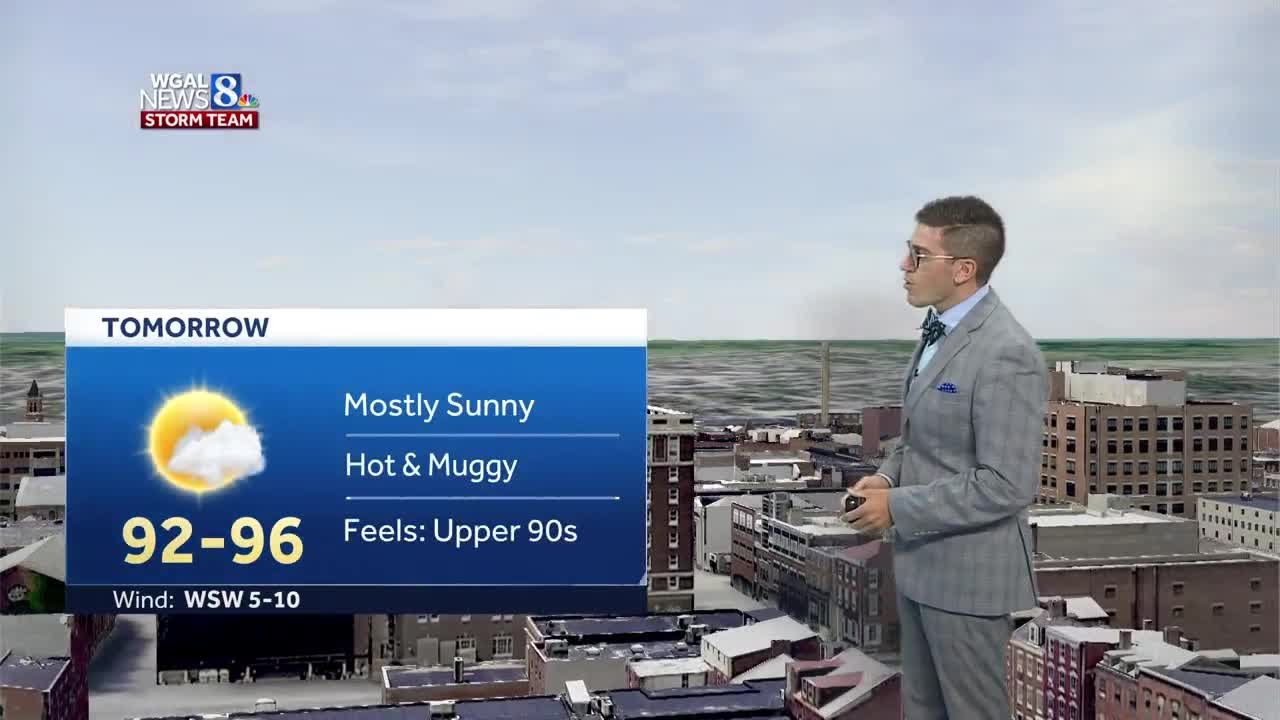 Brighter and hotter start to the workweek - YouTube