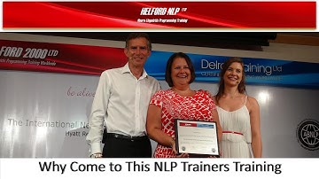 Why Come to THIS NLP Trainers Training