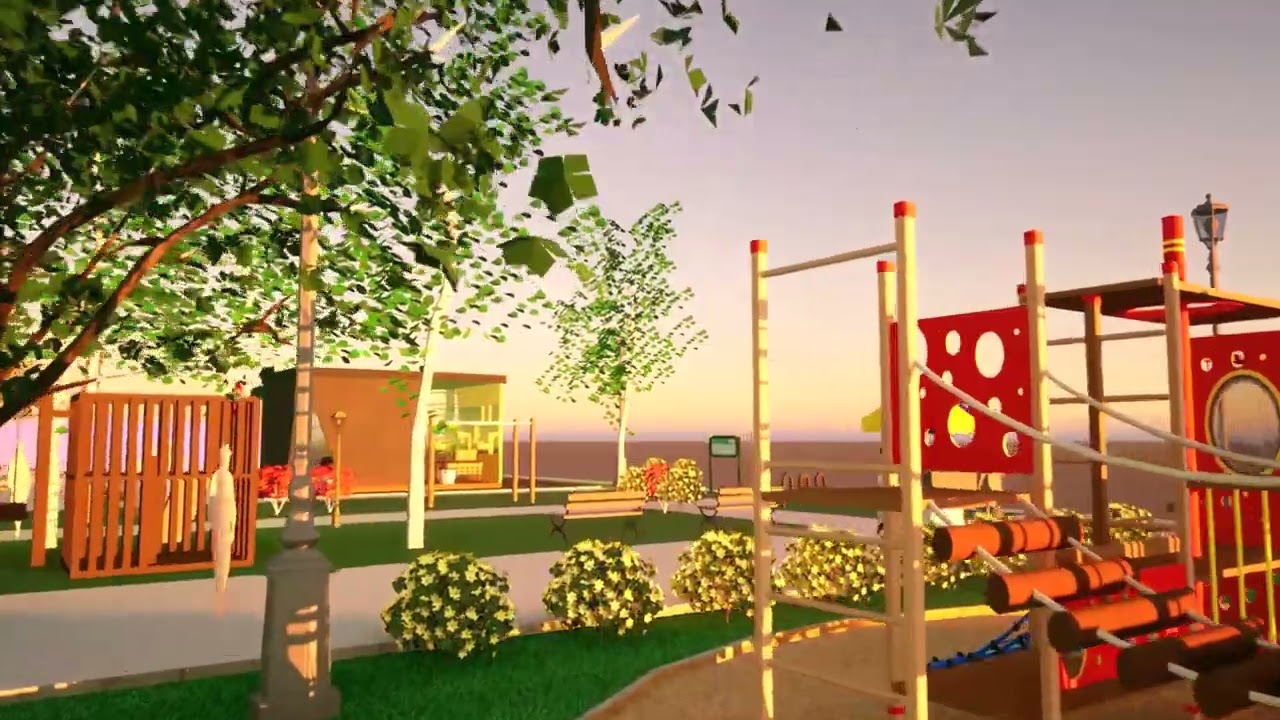 aménagement et conception d'un parc et espace  public  l'aouina soukra