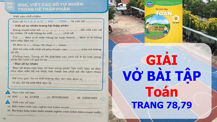 Vở bài tập toán lớp 4 tập 1 trang 79 năm 2024