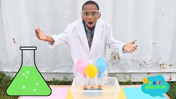 Daniel Makes Easy Baking Soda And Vinegar Balloon Science Experiment For Kids!!!!