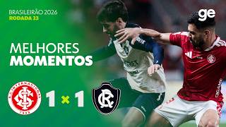 INTERNACIONAL 1 X 1 REMO | MELHORES MOMENTOS | 23ª RODADA | BRASILEIRÃO 2026 | ge.globo