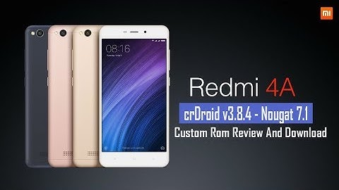 crDroid v3.8.5 [VoLTE] [OFFICIAL] Rom Download And Review For Xiaomi Redmi 4A (Rolex)