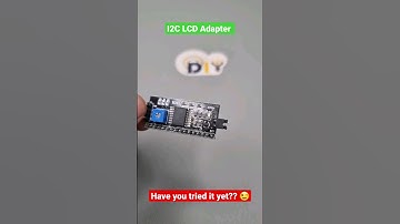 First Look: Unwrapping an I2C LCD Adapter 😲😲 #diy #electronic #arduino #how #arduinoproject #lcd