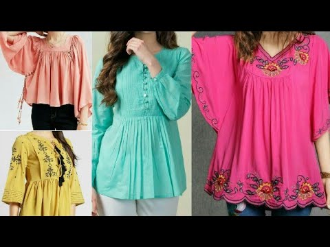 Jeans Top Designs 2021-22 | Cotton Lawn Short Frocks designs | Latest ...