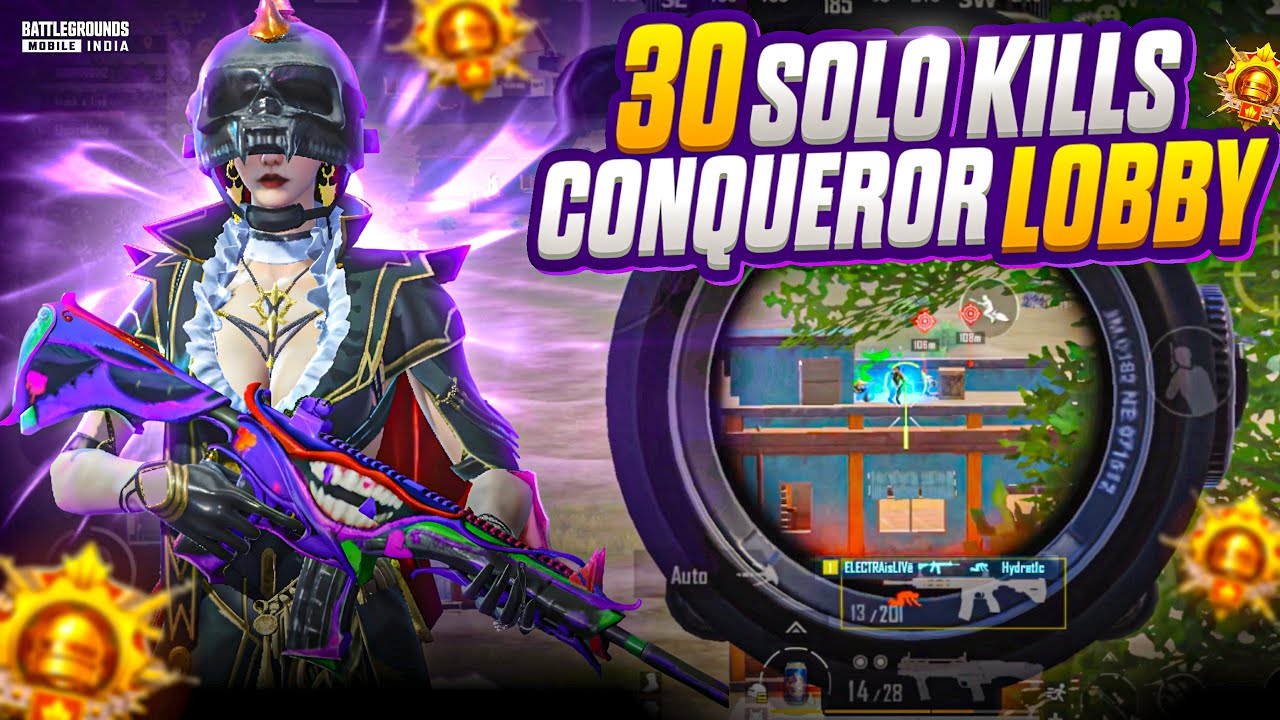 Fastest 1v4 Intense Clutches In Conqueror Lobby | Bgmi 4.0 New Update ...