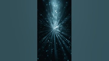 Starburst cyan radial light rays particles 4K | Motion background loop