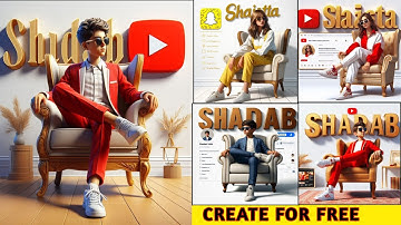 Create 3d ai social media boys+girls image Editing | bing Image Creator Tutorial