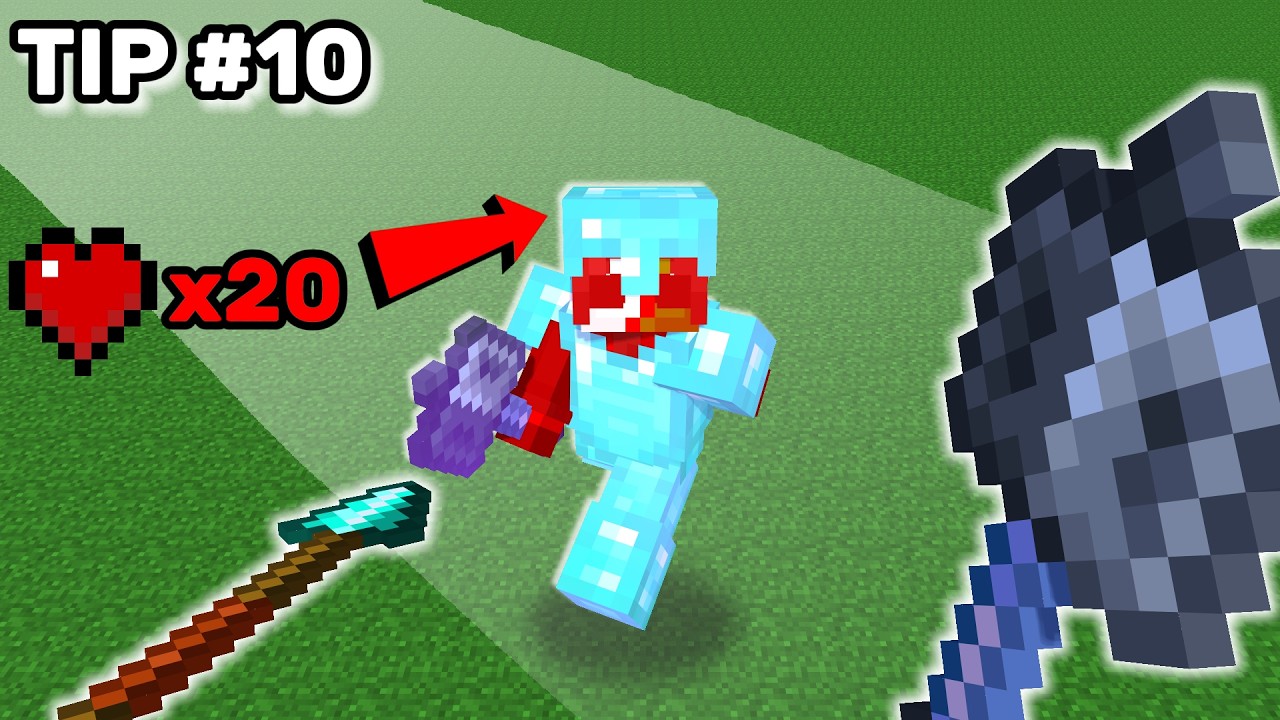 Tips And Tricks To Spear And Mace PvP in Minecraft Bedrock - YouTube