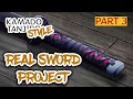 Demon Slayer Kamado Tanjiro Style Real Sword Project!: Part 3