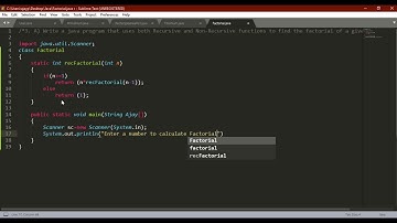 3  A Write a java program that uses both Recursive and Non Recursive functions to find the factorial