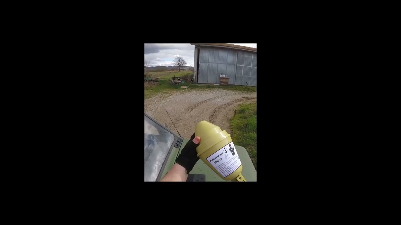 PANZERFAUST Anti Tank Grenade Launcher WORKING For Airsoft