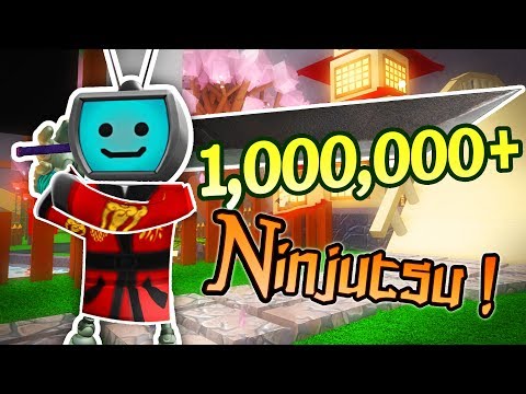 Roblox Ninja Assassin Simulator One Million Ninjutsu Weapons And Powers Youtube - stronbol ninja simulator roblox en español kikin in