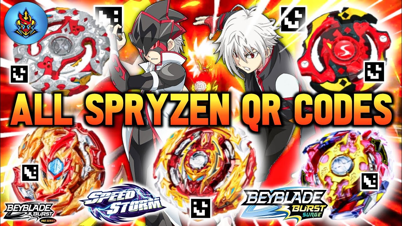 BEYBLADE BURST app Spriggan QR code, code scan beyblade burst