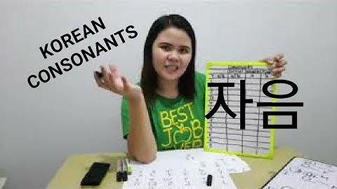 Tips how to write and read KOREAN ALPHABET(Hangeul) Part 2