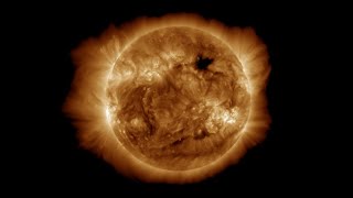 LIVE FREAKIN HUGE SUN SPOT 15 times wider than Earth