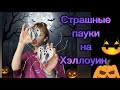 Делаем СТРАШНЫХ витражных ПАУКОВ на Хэллоуин
