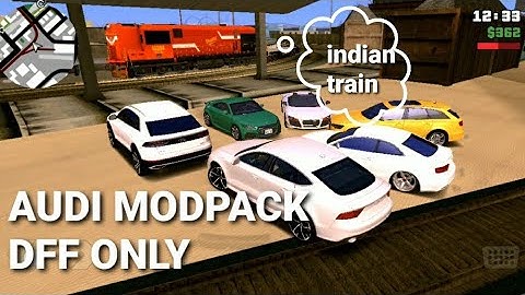 GTA INDIA : AUDI MODPACK DFF ONLY 6 CARS | FOR GTA SA ANDROID | BY @SantoshModsGtaSaModder