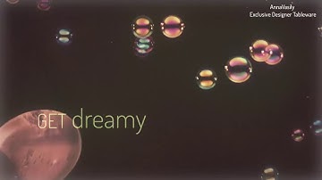 Exclusive Designer Tableware - Get Dreamy - Unique Dinner Plates