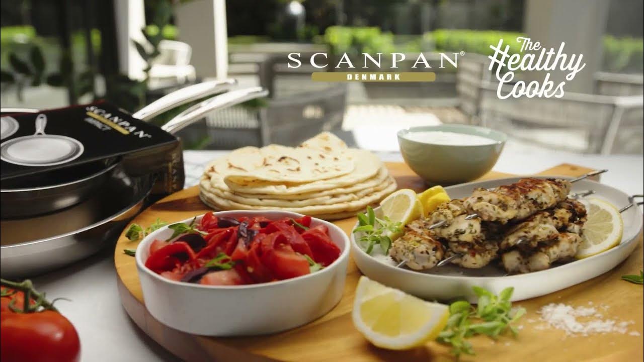 SCANPAN x The Healthy Cooks BBQ Chicken Souvlaki YouTube